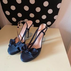 Kate Spade New York Navy Blue Satin dressy 5 inch